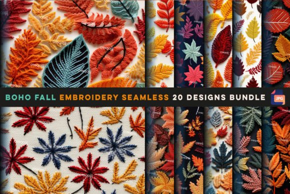 Boho Fall Embroidery Seamless Review