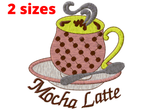 Cup Embroidery Design for Seasonal Collections