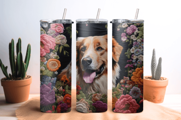 Embroidery Dog Tumbler Wrap Review