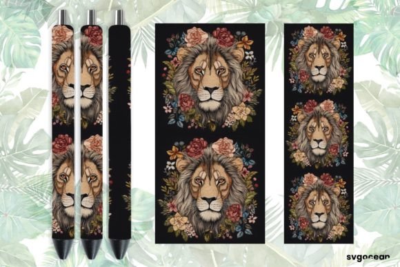 Embroidery Lion Pen Wraps Sublimation Review