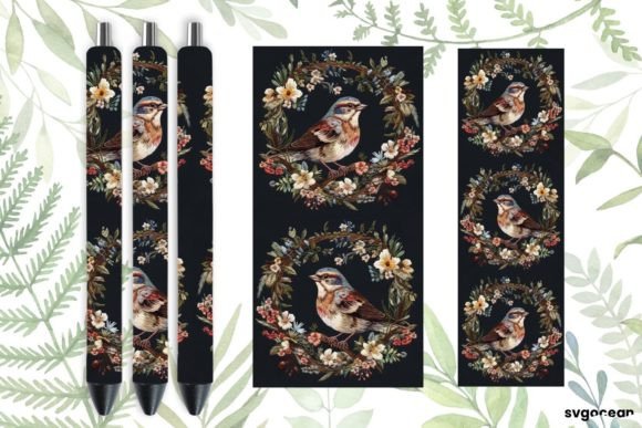Embroidery Sparrow Pen Wraps Sublimation Review