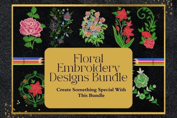 Floral Embroidery Design Bundle Review