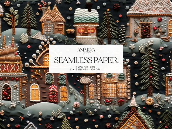 Gingerbread House Embroidery Paper Review