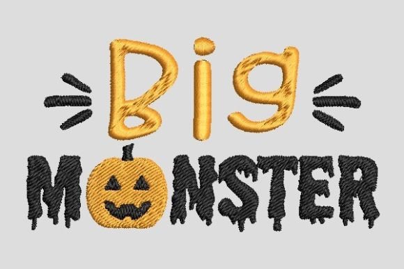 Horror Halloween Big Monster Embroidery Review