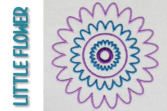 Little Flower Embroidery File Review for Merch