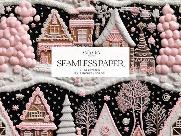 Pink Embroidery Gingerbread House Paper Review