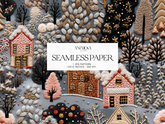 Reviewing Embroidery Chistmas Village Paper for Craft Fairs